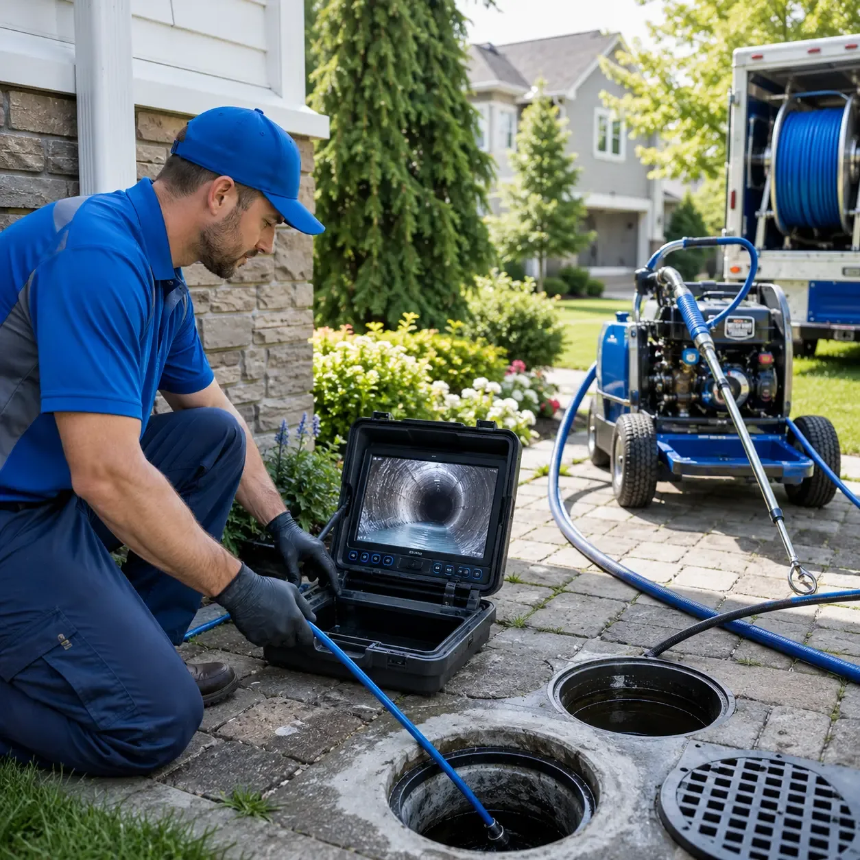 Outdoor drain cleaning professionals serving Oark, AR